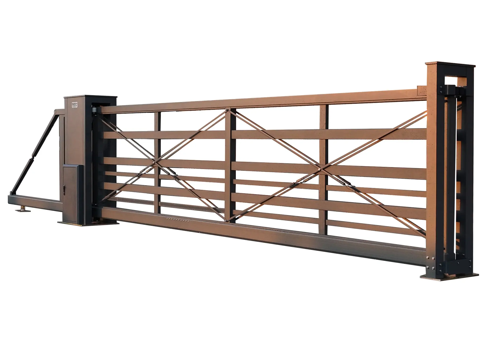 Sliding electric gates